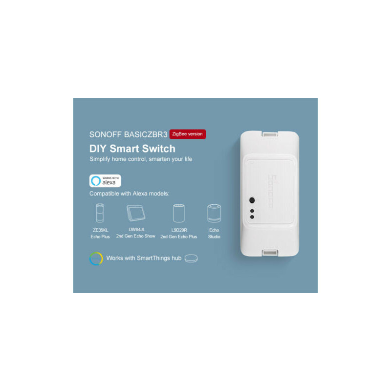 Sonoff Basic Zbr3 Zigbee Switch Module Wireles Smart Home App Wifi Remote Control