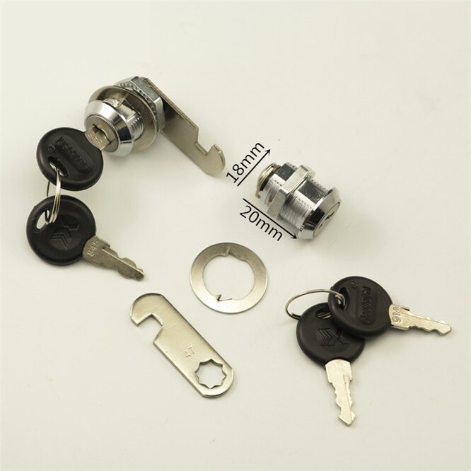 High-grade Cam Lock For Security Door Cabinet Cylinder Door Mailbox Drawer Cupboard Locker With Keys Home Safety Tools Hook lock