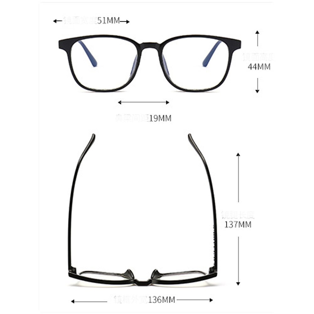Leesbrillen heren anti-blauw brillen anti-vermoeidheid dames kantoor gaming computer bril montuur zonnebrillen