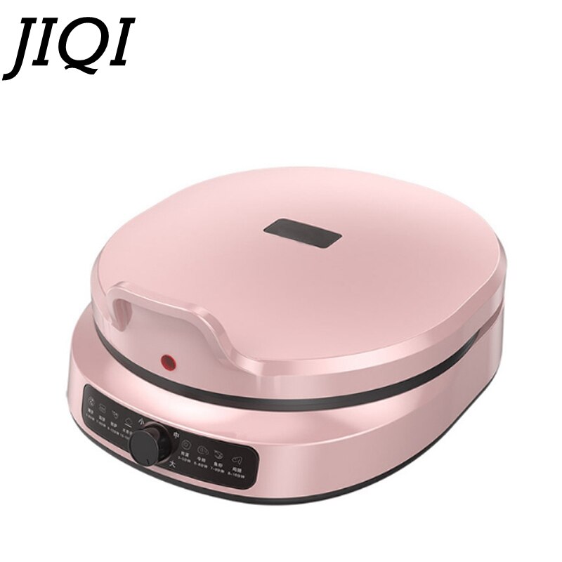 JIQI Suspended Double-Sided Heating Baking Pan Electric Skillet Automatic Pizza Pancake BBQ Maker Grilling Machine 110/220V