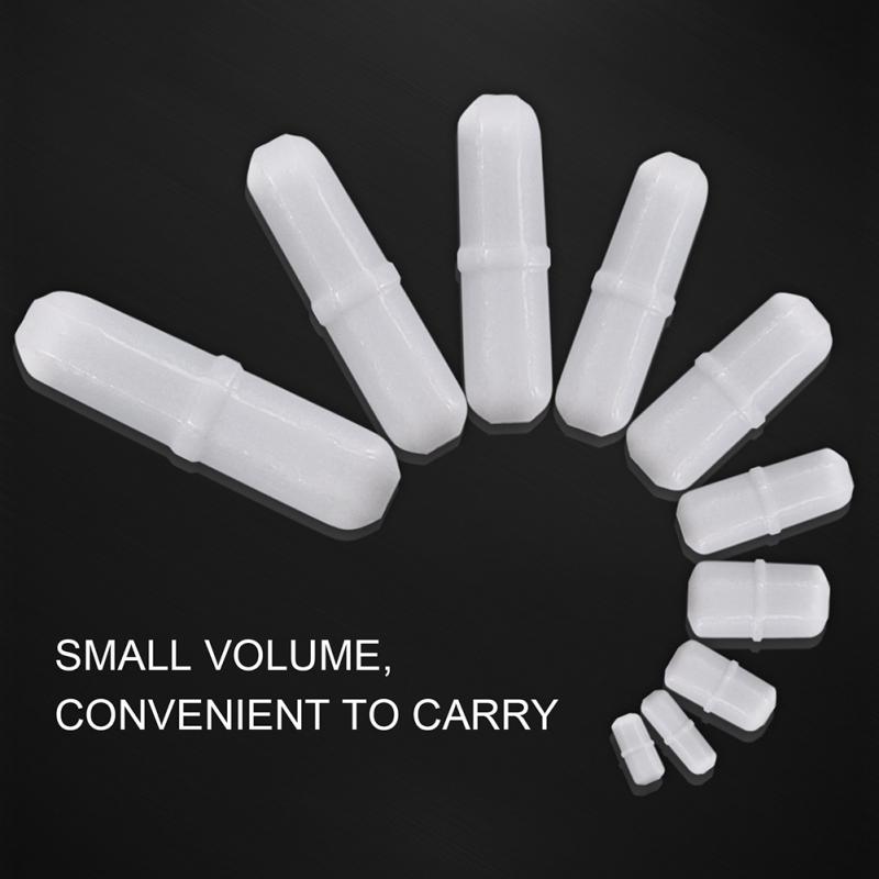 7Pcs/set Stirring Bar Rod Rotating Corrosion Resistant Research Laboratory Spinbar Magnetic Plain Stirrer Mixer Chemical