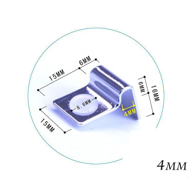 Couvercle de réservoir de poissons en acier inoxydable, Support de couverture de réservoir en verre, Support de plaque d'isolation, accessoires d'aquarium marin frais 4 pièces: green