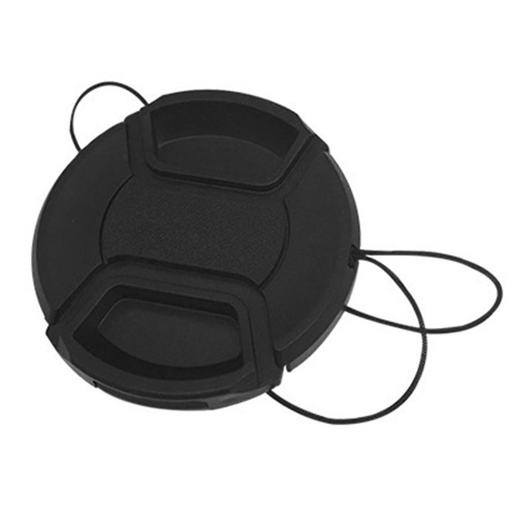 Protective Lens Cap For Canon/Nikon/Pentax/Sony ABS Dust-proof Camera Lens Protector Cover With Anti-lost Rope
