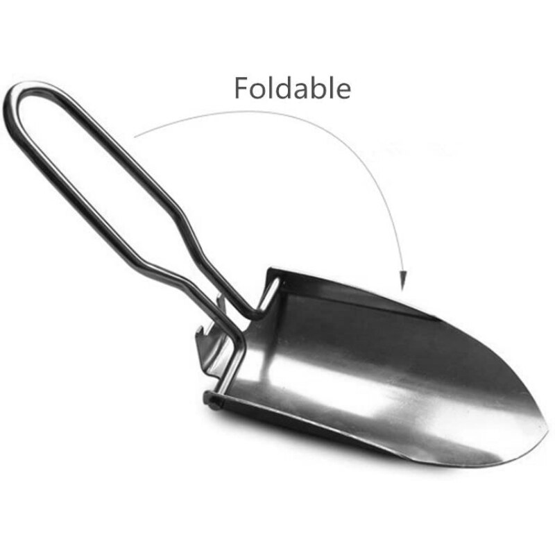 Mini Stainless Steel Garden Tool Foldable Shovel For Camping Gardening Mini Shovel