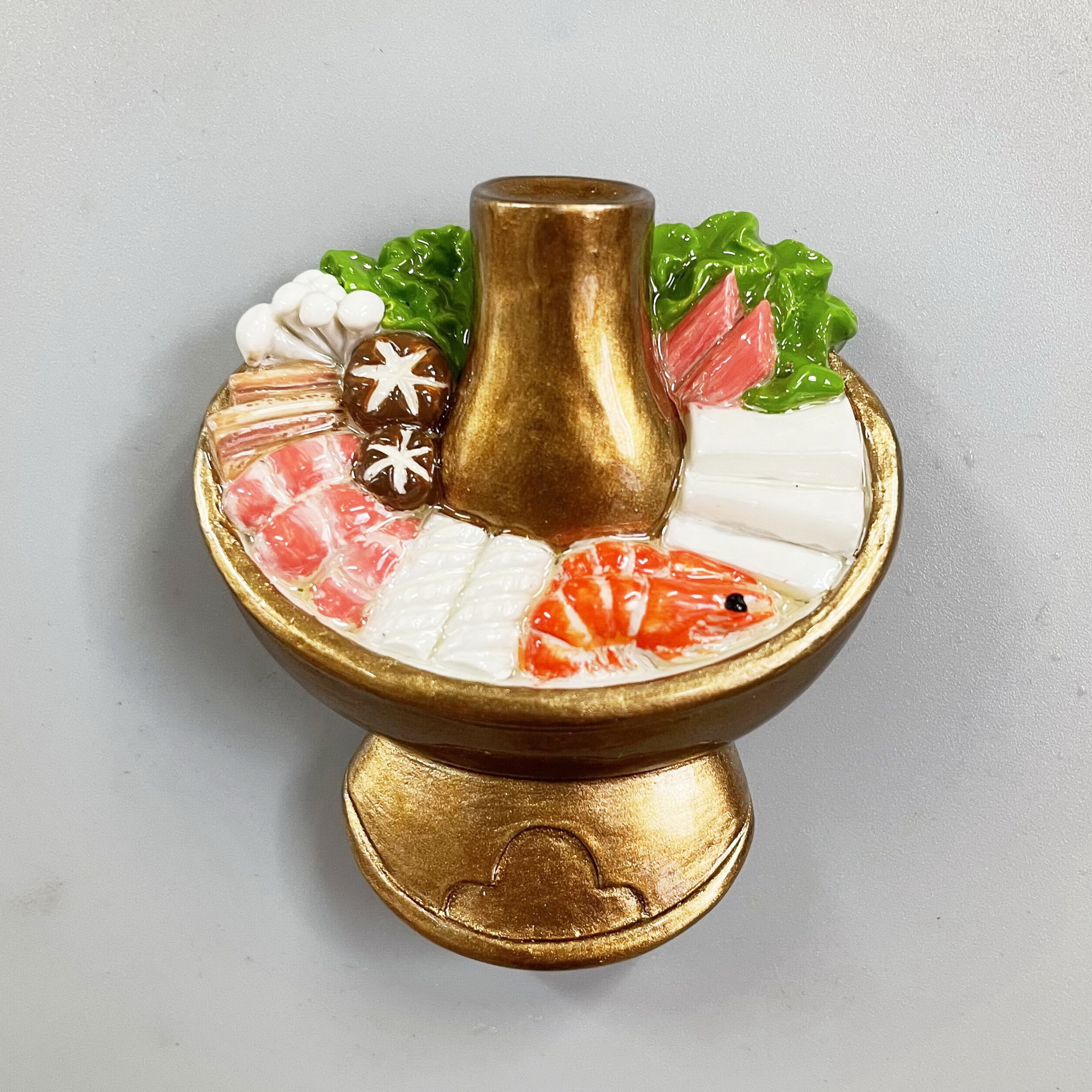 Creatieve Voedsel Koelkastmagneten Leuke Chinese Voedsel Keuken Koelkast Magneet Sticker Home Decor 3D Hars Voedsel Koelkast Magneten: YELLOW