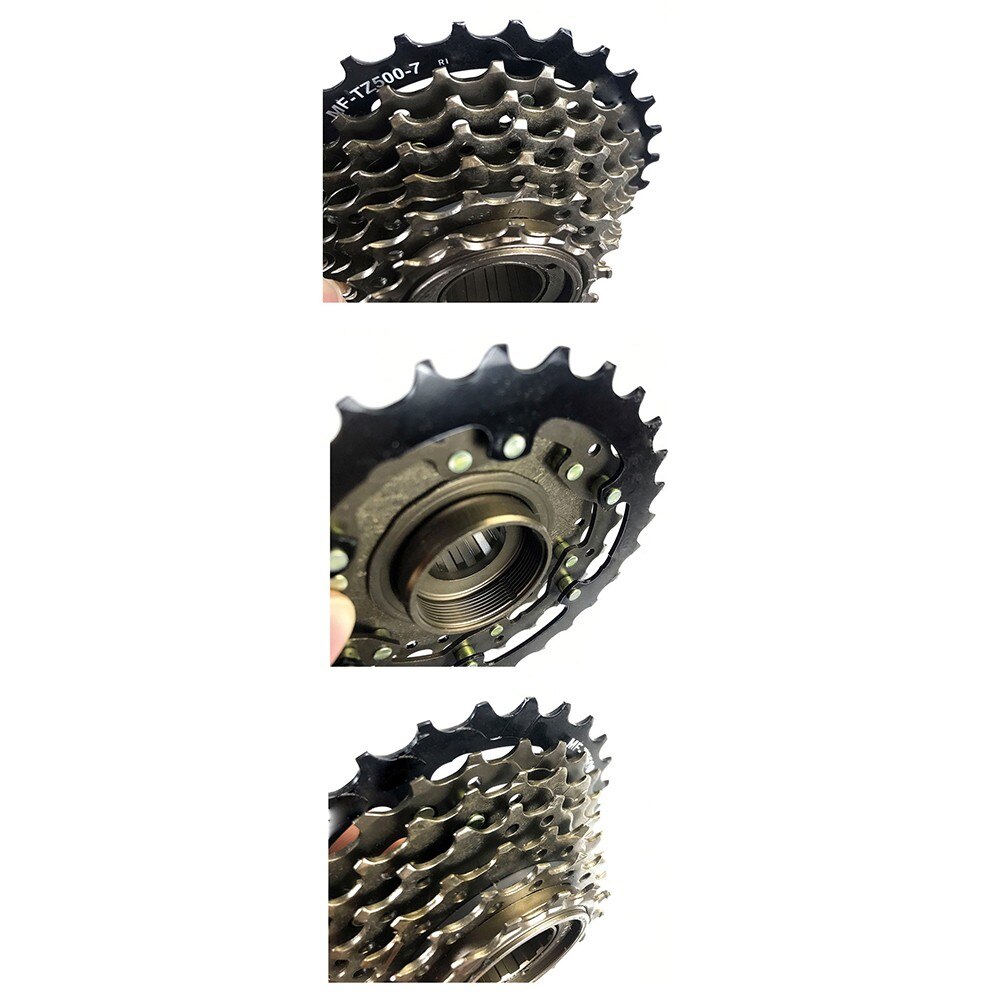 Roue libre de vélo électrique en acier, 7 vitesses, 12-28T, moteur à moyeu en acier Shimano
