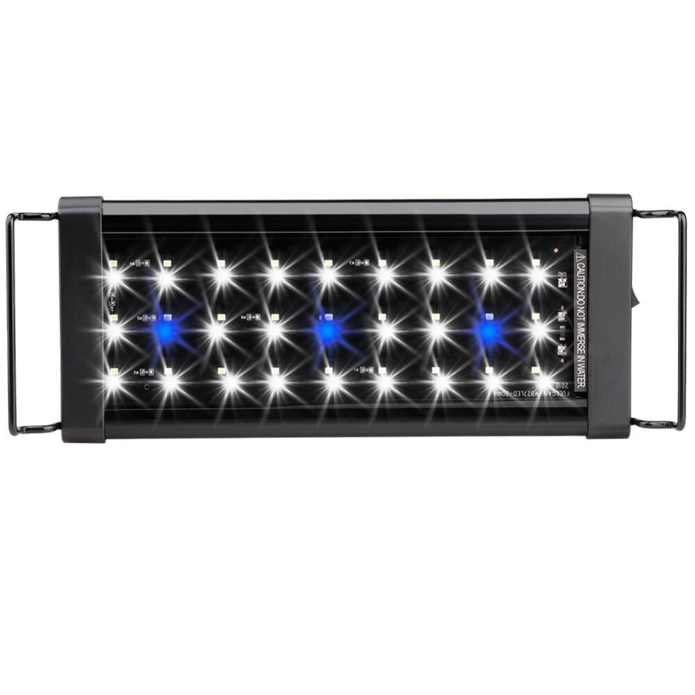 30/45/60/90/120cm LED Waterproof Aquarium Light Full Spectrum for Freshwater Fish Tank Plant Marine Underwater Lamp UK EU plug