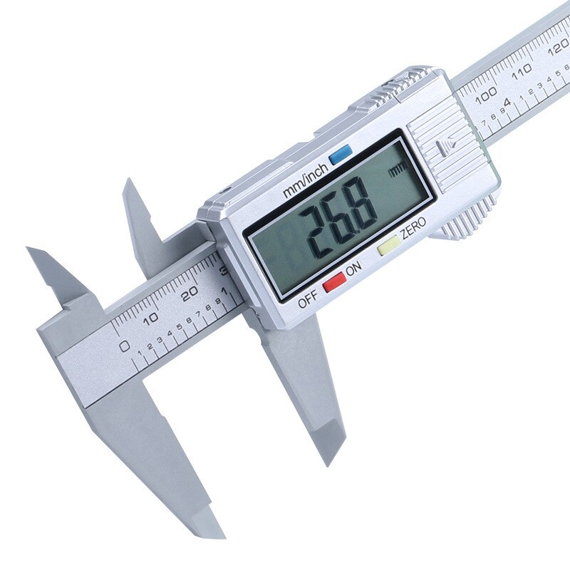 Urijk 0-150mm Caliper Measuring Tool 6 Inch LCD Display Digital Vernier Caliper Measuring Instrument Plastic Vernier Caliper