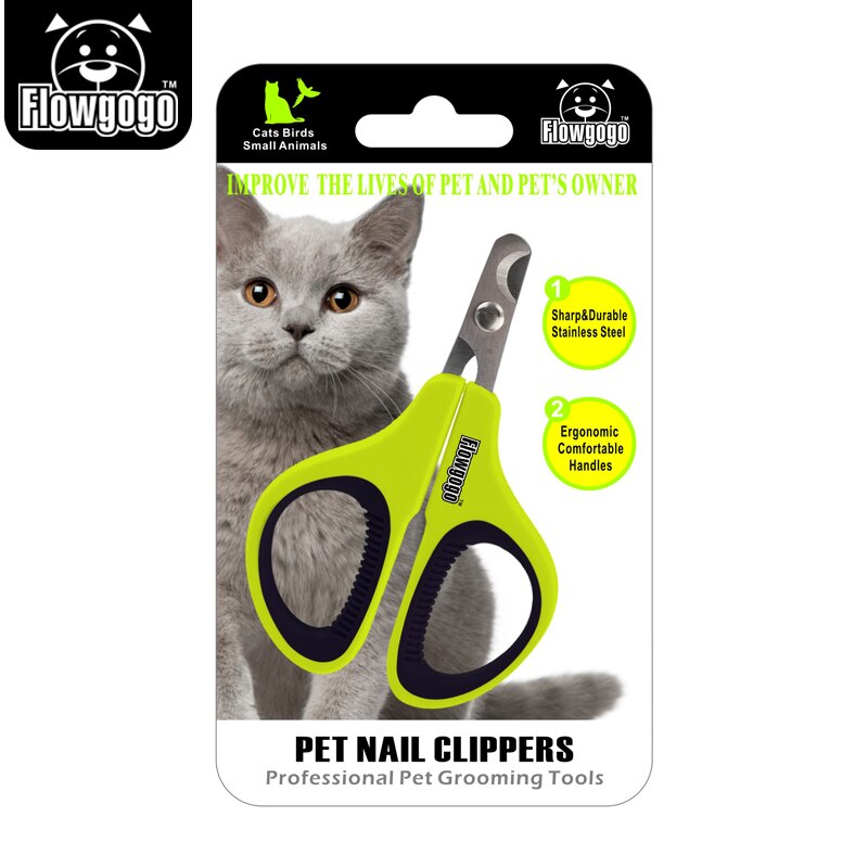 FLOWGOGO Professionele Rvs Kat Nagelknipper Huisdier vogels Nail Schaar Nail Cutter Puppy Pet Grooming