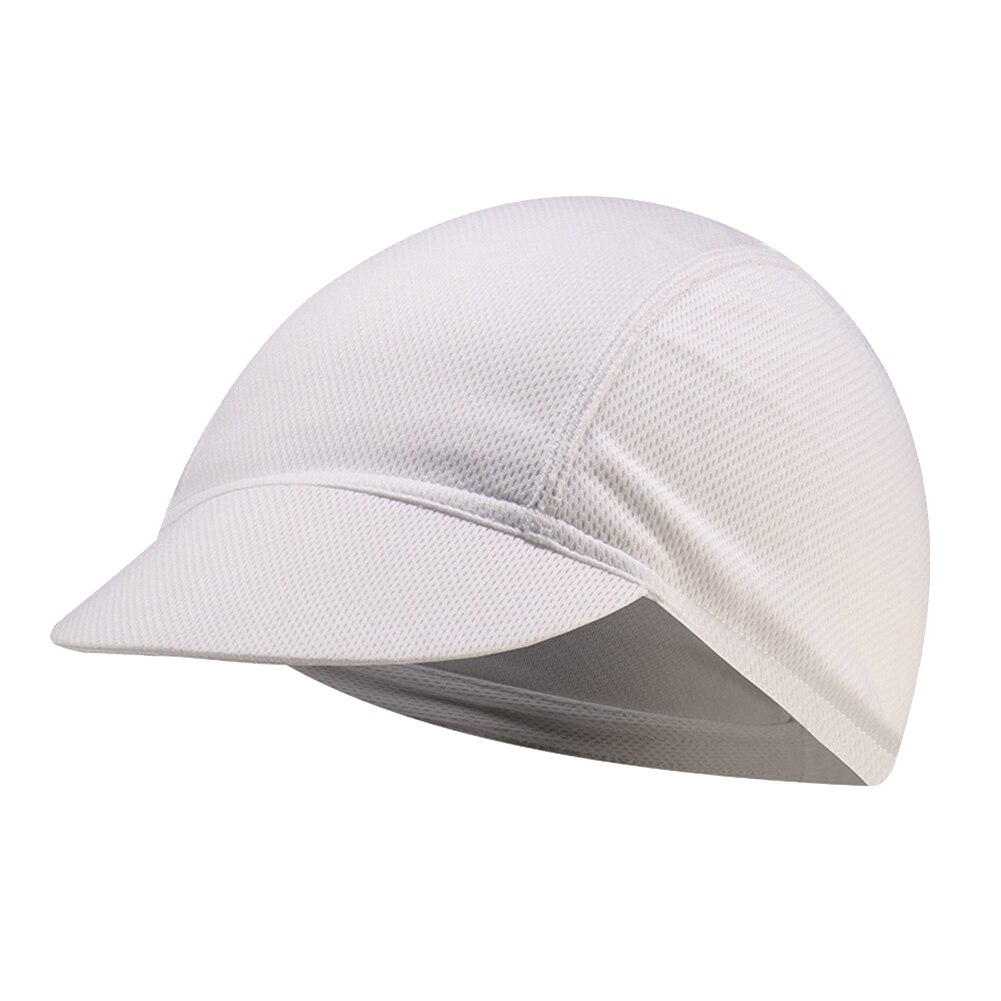 Solid Color Mesh Outdoor Riding Cycling Cap Sunscreen Summer Elastic Hat Riding Cycling Cap Sunscreen Summer Elastic Hat: White