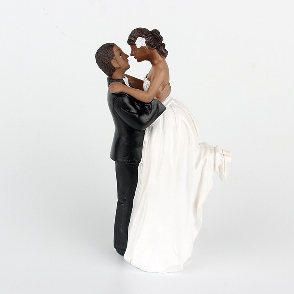 Cake Toppers Dolls Bride and Groom Figurines Funny Wedding Cake Toppers Stand Topper Decoration Supplies Marry Figurine: NO1