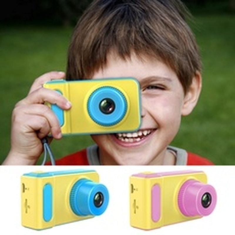 Mini crianças câmera 1080p hd completo portátil câmera digital com vídeo 2 Polegada tela de exibição para o jogo do miúdo estudo câmeras dos desenhos animados