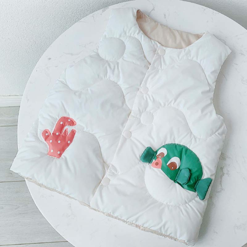 Ours Leader enfant en bas âge bébé dessin animé gilets hiver enfants filles beau modèle vêtements d'extérieur infantile mignon tenues 2-6Y: AH4156white / 3T