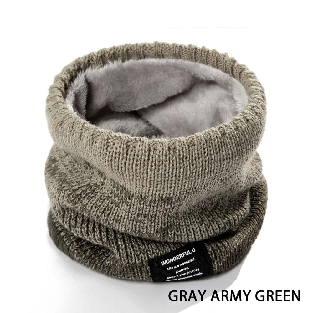 Molixinyu Winter Baby Sjaal Thicken Warm Plus Fluwelen O Ring Vrouwen Sjaal Voor Meisjes Katoen Gebreide Mode Zachte Sjaal Voor vrouwelijke: a4