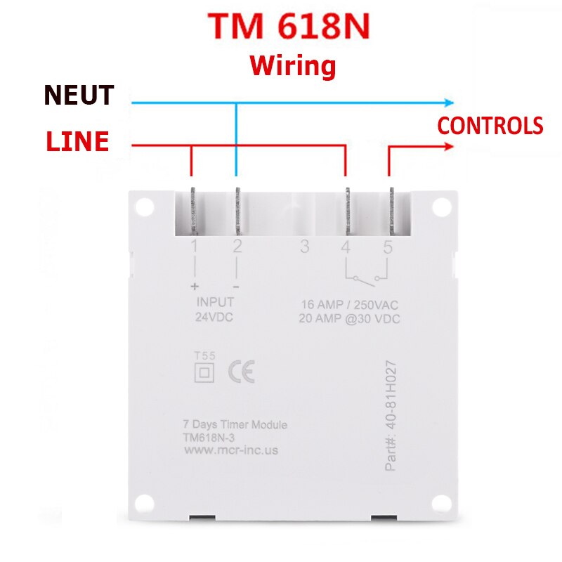 24VAC Big LCD Display 7 Days Weekly Programmable 24hrs Automatic Gate Digital Timer Switch for LED Light and Solar Application