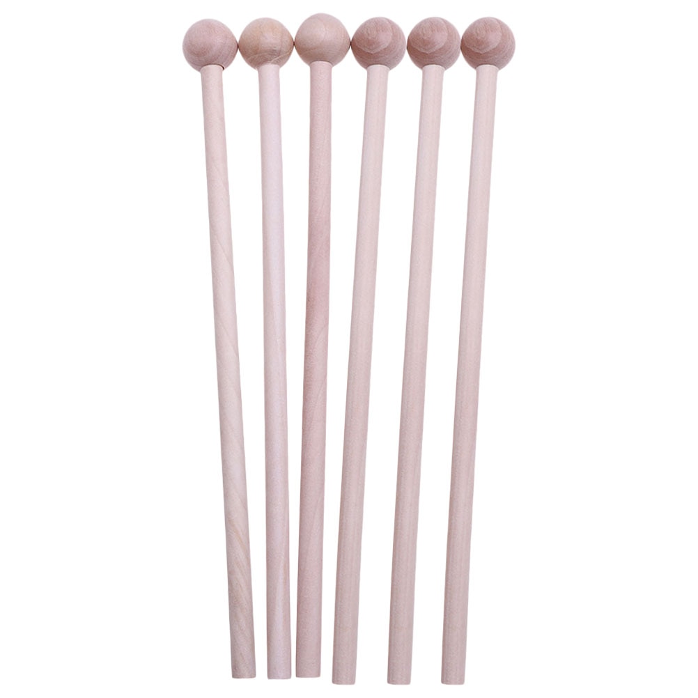 Maillets musicaux, 6 pièces, bâtons à Percussion, marteau pour accessoires d'instruments de musique