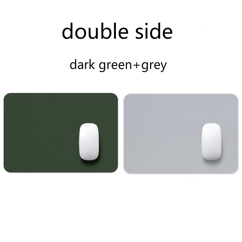 21X25Cm Muismat Mini Waterdichte Pu Lederen Deskpad Leuke Bureau Matten Laptop Muis Mat Toetsenbord Desktop Protector kantoorbenodigdheden: 21x25cm F