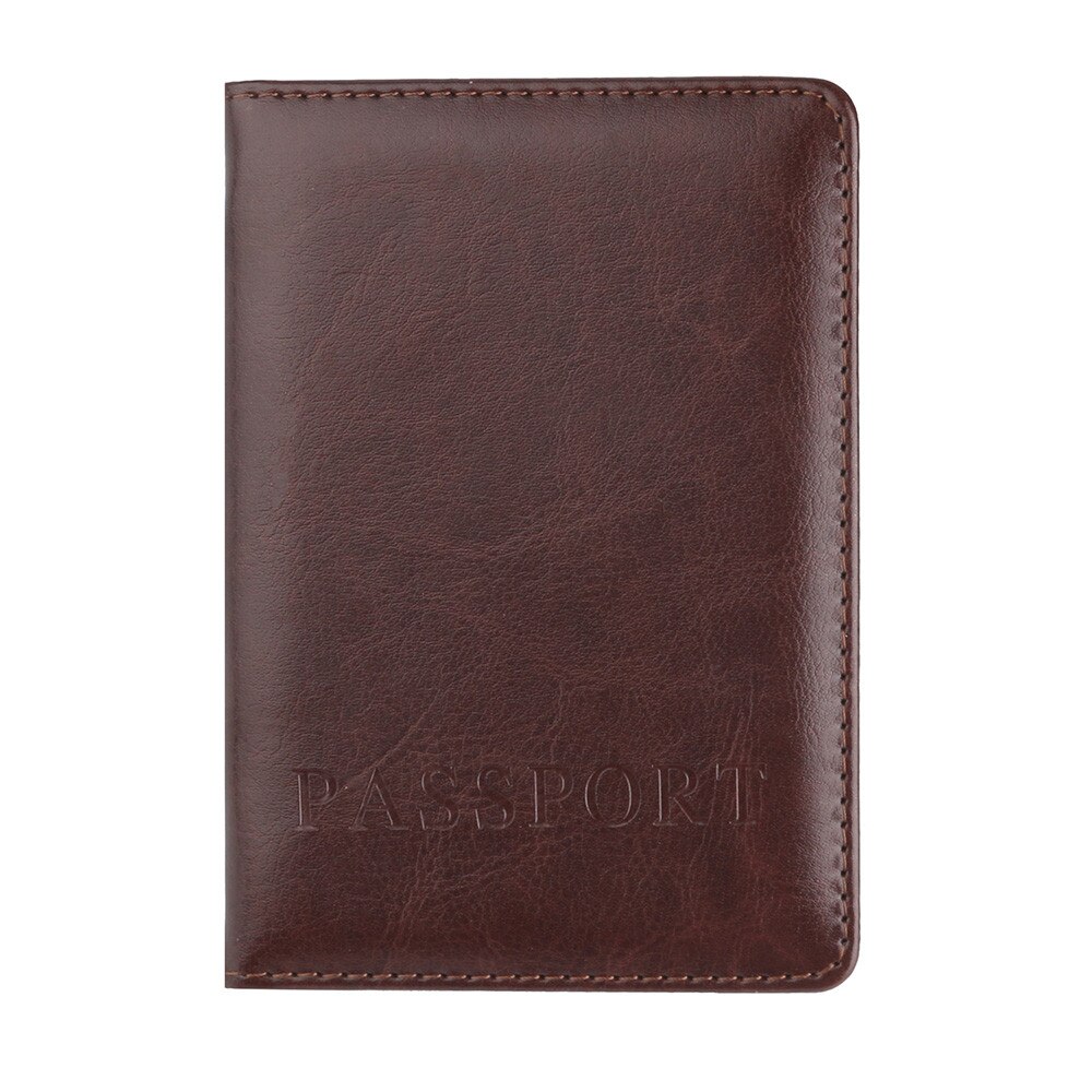 Cover Travel Passport Cover Card Case Women Men Travel Credit Card Holder Travel ID&Document Passport Holder #T5P: COFFEE