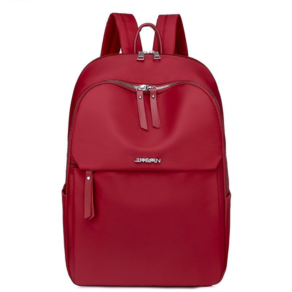 Moda feminina mochilas bolsa de alta qualidade anti-roubo escola saco de livro para meninas feminino viagem bagpack senhoras mochila: Red-32