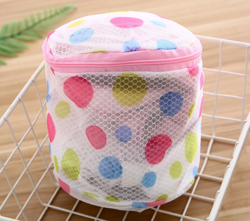 Household Protective Laundry Bag Washing Machine Laundry Bag Bra Underwear Washing and Care Bag Fine Mesh Set Laundry Mesh Bag: Dot