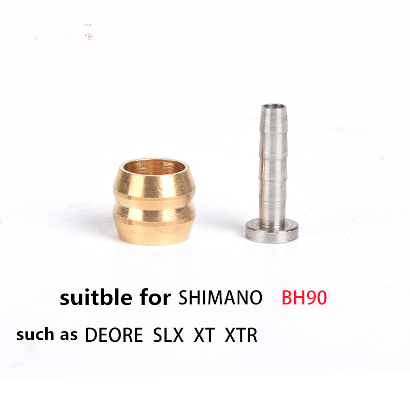 2pairs MTB Bicycle Brake Hose Bike Disc Hydraulic brake Olive Connect Insert for shimano BH90 Hydraulic disc brake cable BH59