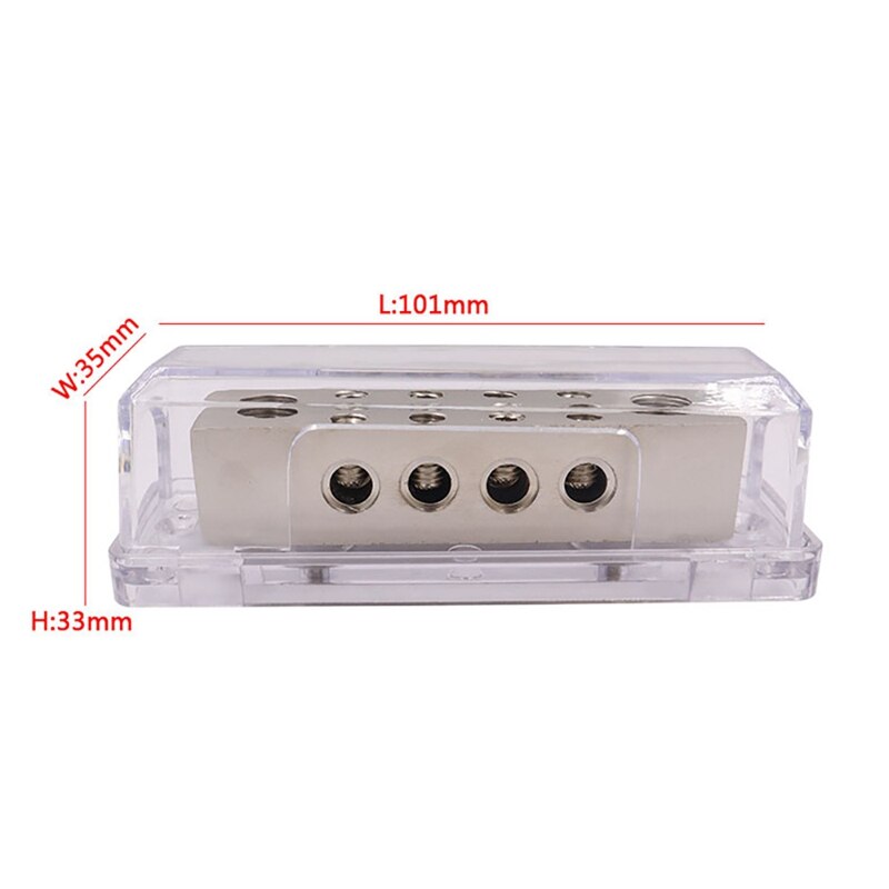 Car Audio Amplifier Power Distribution Block 2 in 8 Out Way Power Ground Distribution Blocks Car Amplifier Splitter