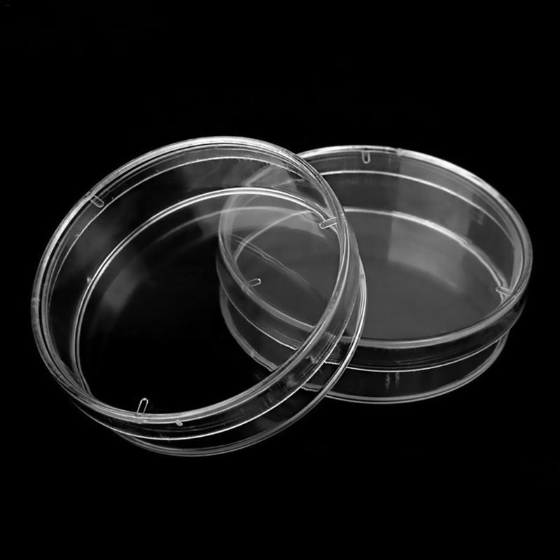 10 Teile/paket Klar Transparente steril Kunststoff Petrischalen mit Abdeckung Platte Gericht Labor Gewebe Liefert