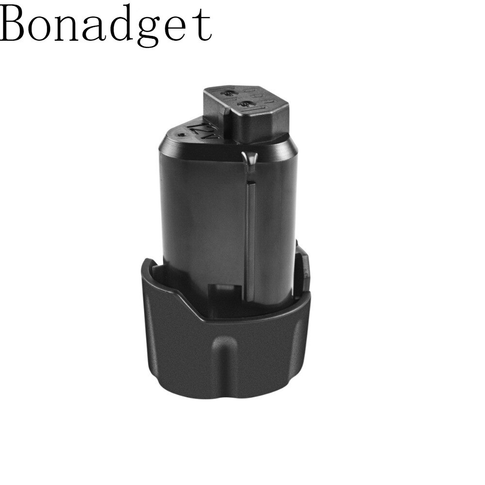 Bonadget pour AEG Ridgid 2500mAh 12V L1215 outils électriques rechargeables li-lon batterie Repalacement BS12C,BS12C2,BSS12C L1215P L1215R: 1 pack