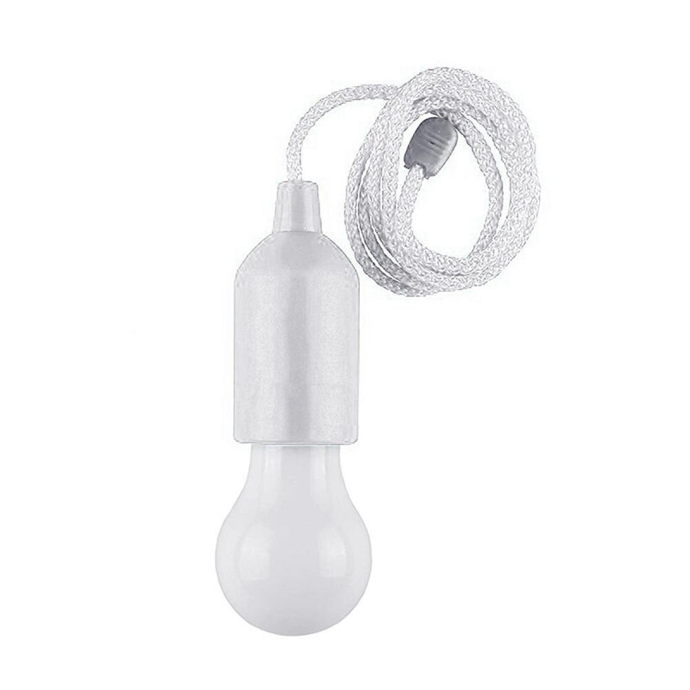 Creatieve Opknoping Lichten Outdoor Camping Tent Lamp Batterij Aangedreven Cord Lamp Hanglamp Tuin Licht Woondecoratie: White