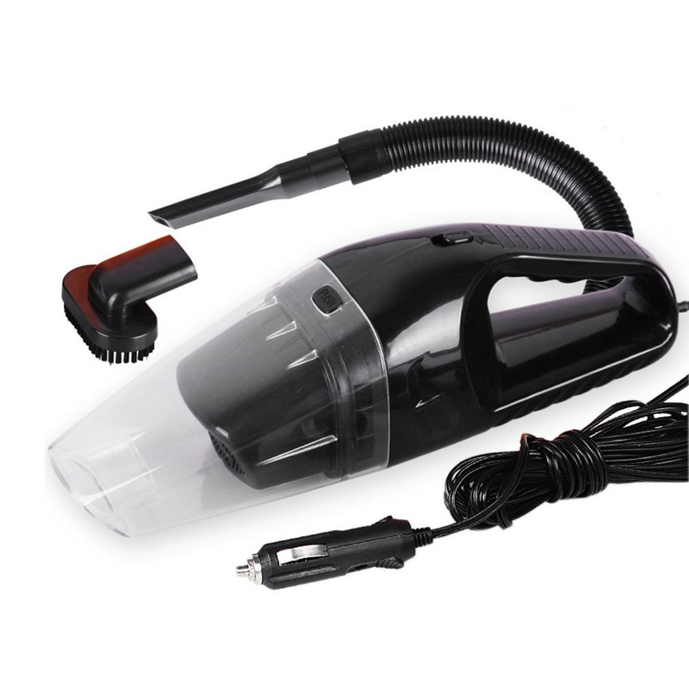 Vier-kleur Auto Stofzuiger Voor Auto Draagbare Stofzuiger Handheld 12V 120W Mini Auto Stofzuiger: black