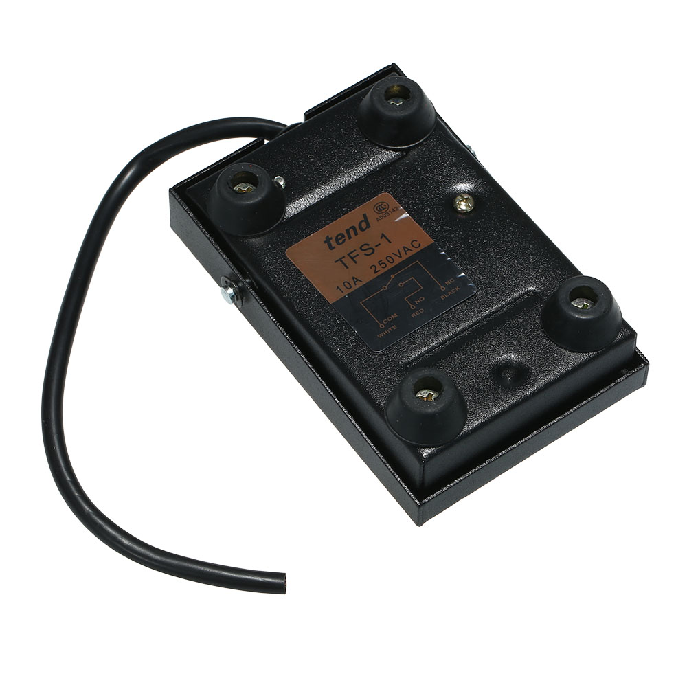 Zware Metalen Skidproof Voetpedaal Switch Treadle Voetschakelaar Momentary Control 3 Wire NO/NC Auto Reset Schakelaar