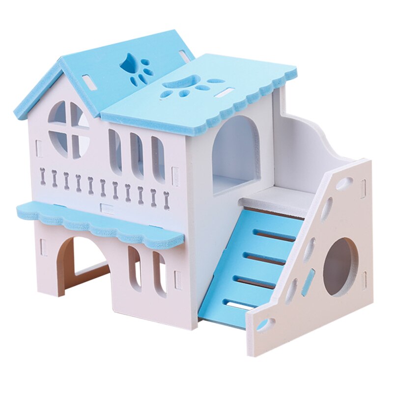 Hamster Nest Sleeping House Luxury Cage Pet DIY Hi... – Vicedeal - Pet Hamster Houses With Sleeping Frames And Doors