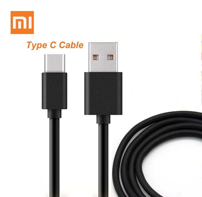 Cabo usb tipo-c xiaomi oringial, fio de carregamento rápido para mi 9 8 lite 8 se tablet 4c 5x6 6x a1 a2 2 3 4 redmi note 7: Default Title