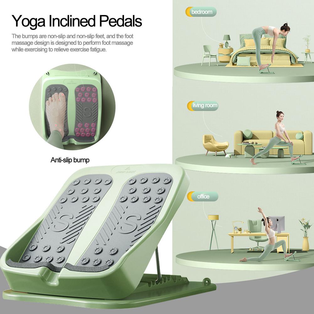 Anti-Slip Verstelbare Voet Kalf Brancard Helling Board Body Stretching Tool Voor Sport Yoga Massage Fitness Pedaal Brancard