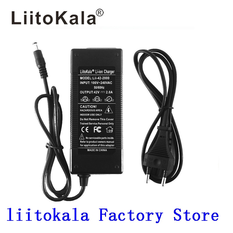 36V2A battery charger 42V2A Charger 100-240V Input Lithium Li-ion Charger For 10 Series 36V Electric Bike and wo-wheel Vehicle