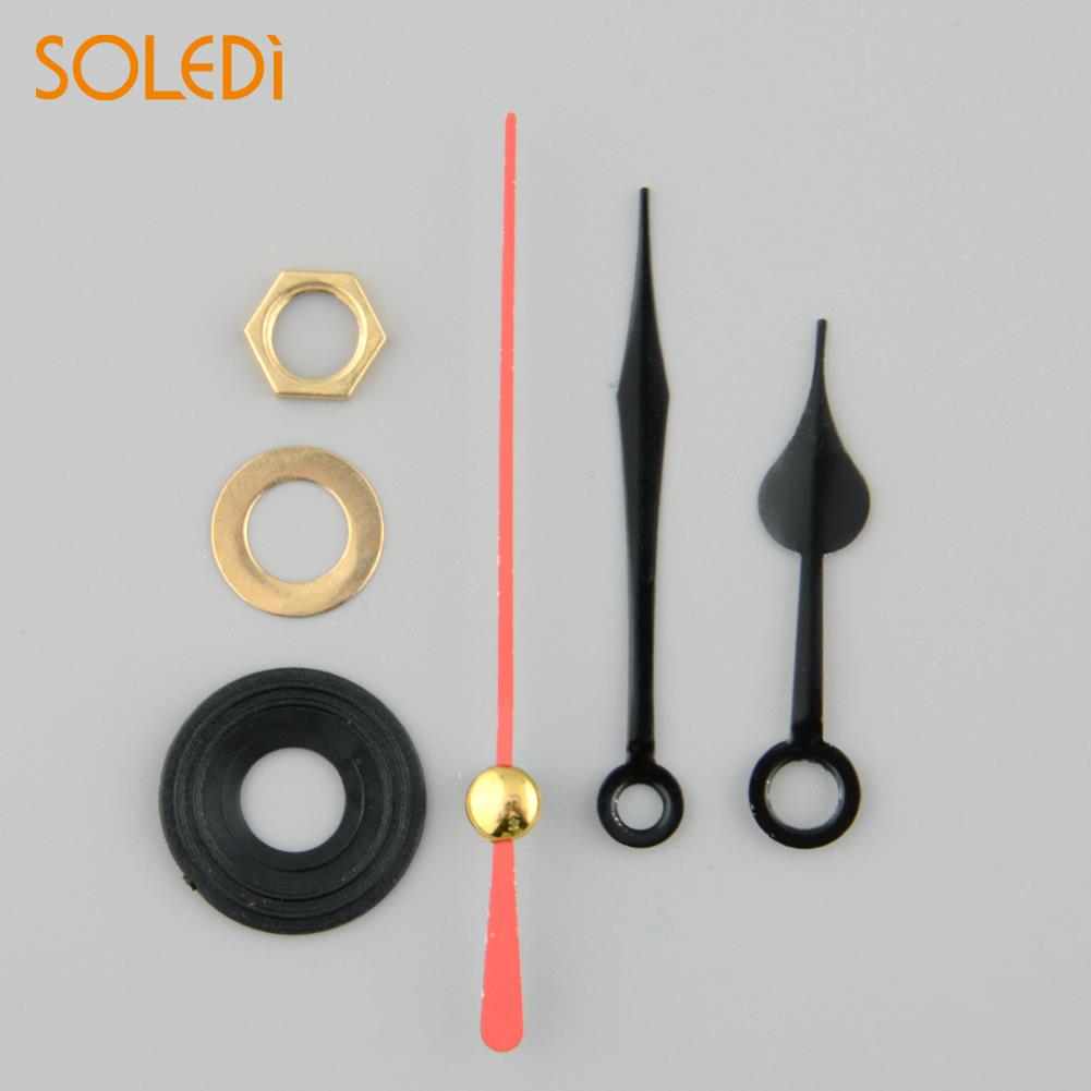 SOLEDI Klok Quartz Uurwerk Mechanisme Rode en Zwarte Hand Vervanging Deel Kit Tool AU