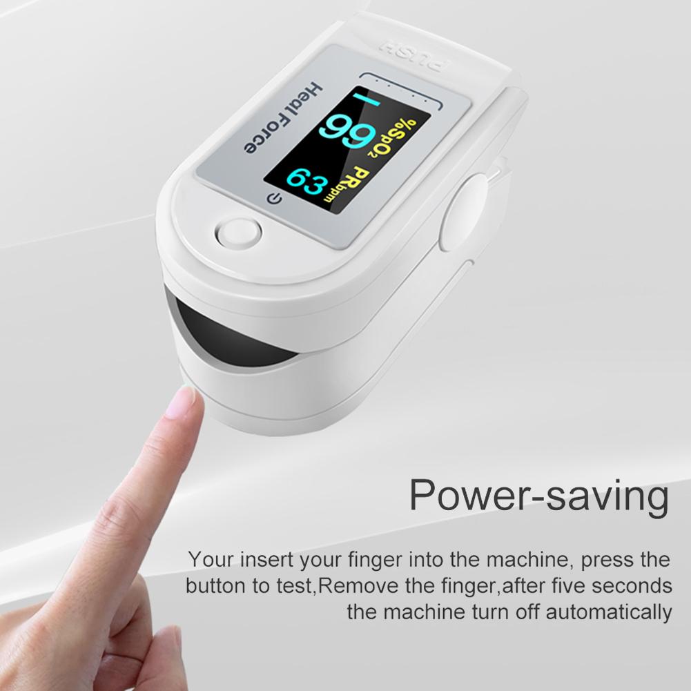 Vingertop Pulsoxymeter Digitale Pulsoximeter Led Saturatiemeter Blood Oxygen Hartslagmeter SpO2 Gezondheid Monitoren De Dedo