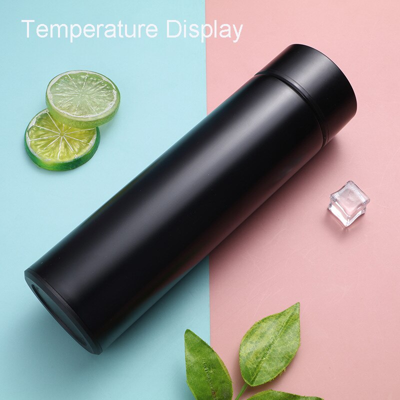 Touch Display Temperature Kettle 500ml Electric Kettles Stainless Steel Vacuum Intelligent Kitchen Appliances Insulation Cup: N