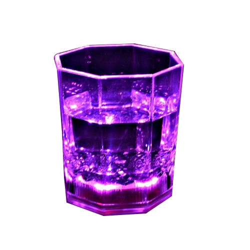 Led Light-Up 4 Kleuren Kleuren Flashing Rock Whisky Glas Plastic Beker Magic Cup