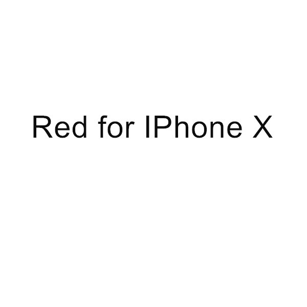 4 in 1 telefon beskyttelsessæt til iphone  x 7 8 plus iphone 7 iphone 8 iphonex touch id hjem knap klistermærke &amp; støvprop linsebeskytter: Rød til iphone x