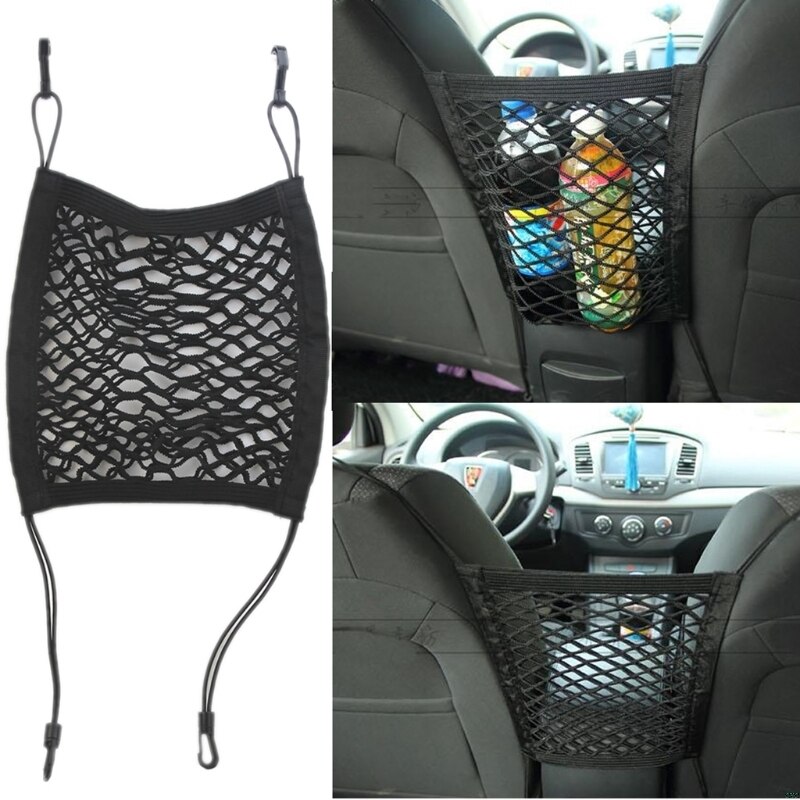 Baby Melk Fles Opslag Houder Auto Vrachtwagen Opslag Bagage Haken Opknoping Holder Seat Bag Net Mesh Fas