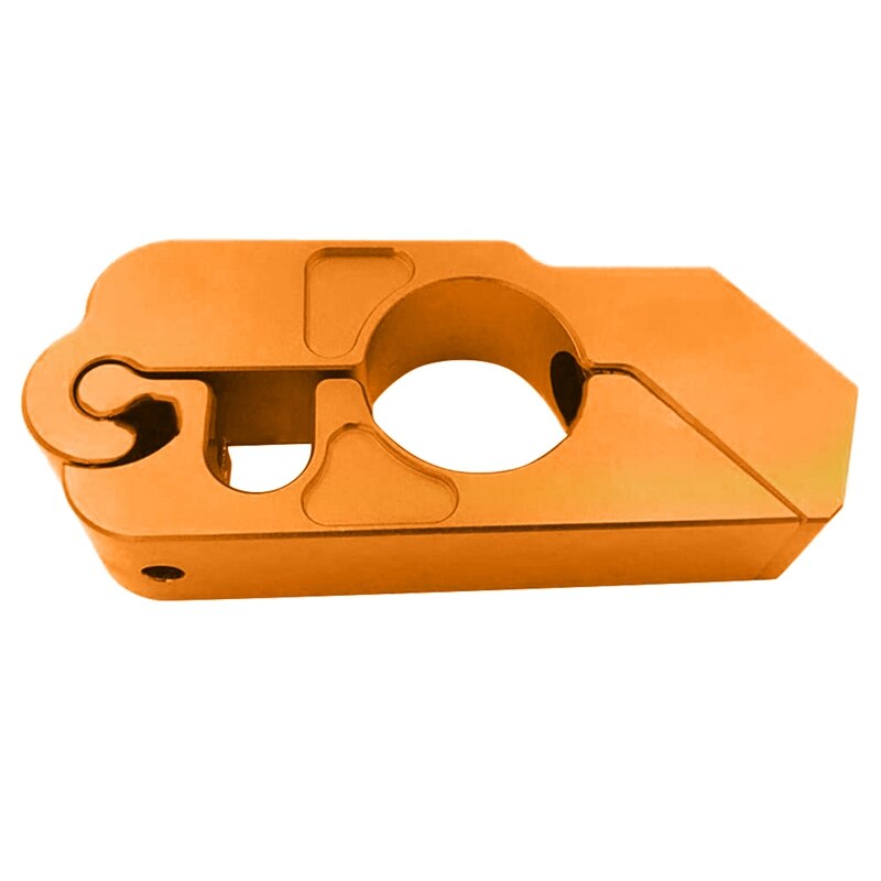 Universal Motorcycle Lock CNC Motorcycle Handle Throttle Grip Security Lock Golden with 2 Keys