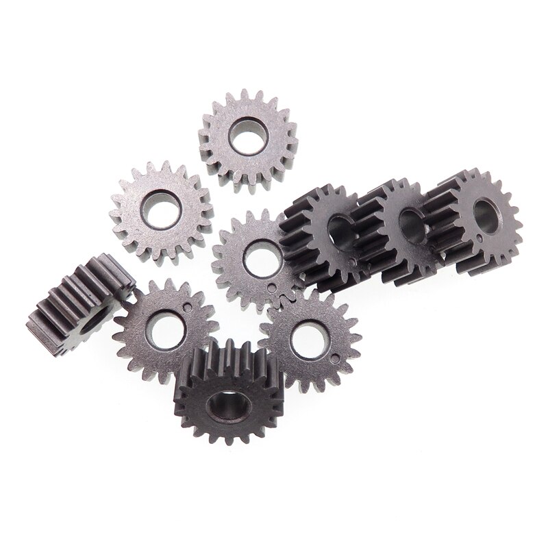 10 stk motor gear metal gear mini tandhjul 18t tænder modul 0.6 metal gear til rc model stik