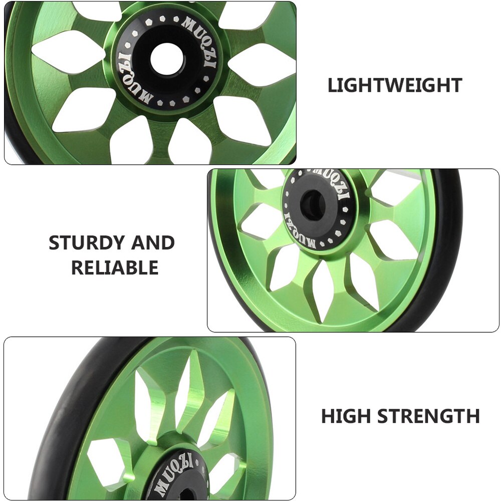 Easy Wheel – roues de vélo pliantes en alliage d'aluminium, Compatible avec Brompton, 1 ensemble
