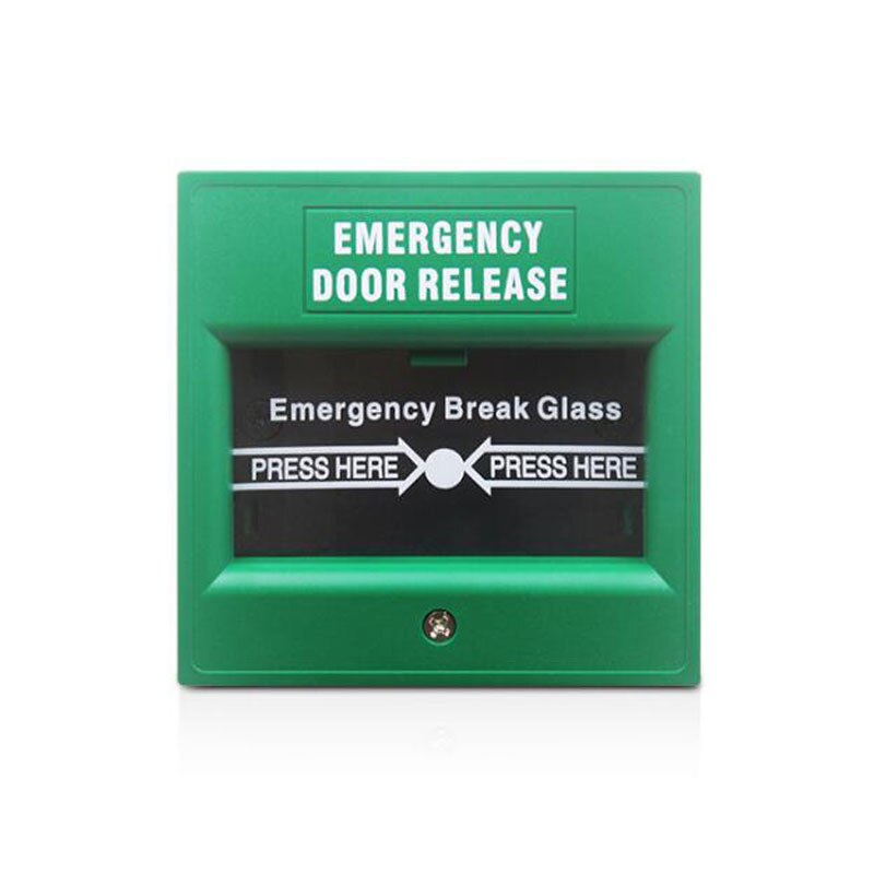 Pure Engels Panel Glas Breken Exit Emergency Brandwerende Breken Glas Release Knop Vier Kleur Optie Beschermhoes