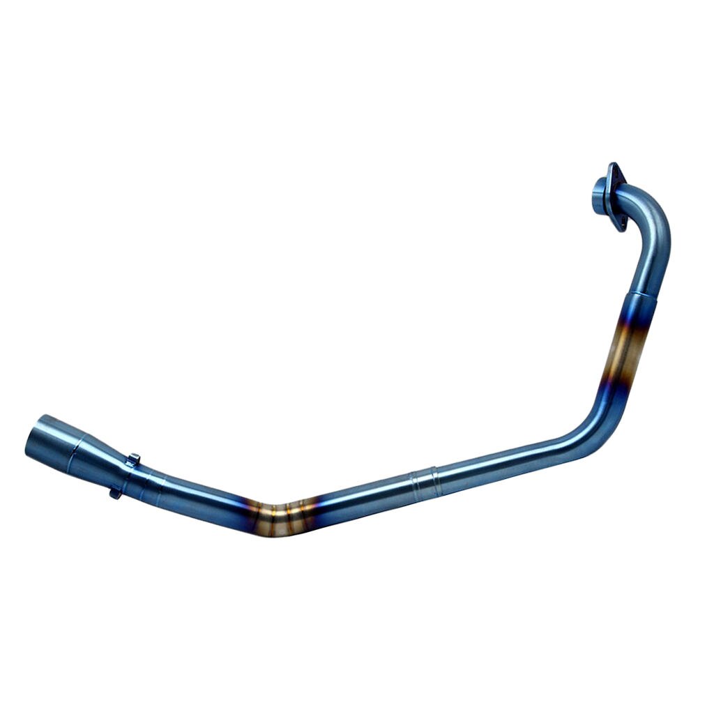 Blue Motorcycle Exhaust Front Link Pipe Connecting Pipe for R15