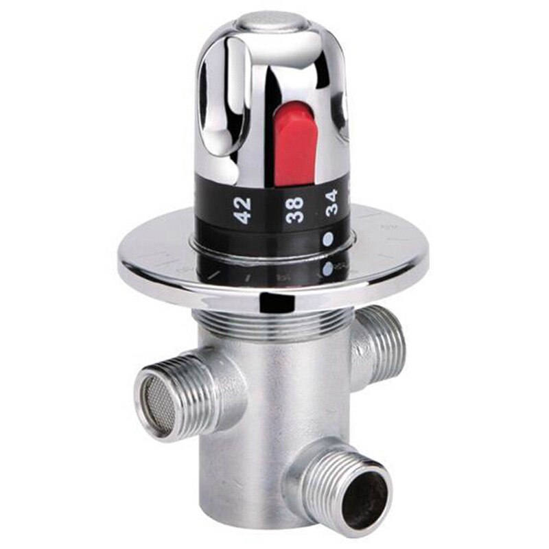 Termostatisk blandeventil brusebad reguleringsventil vandtemperaturreguleringsventil 1/2 "ventil: Rz3080- a