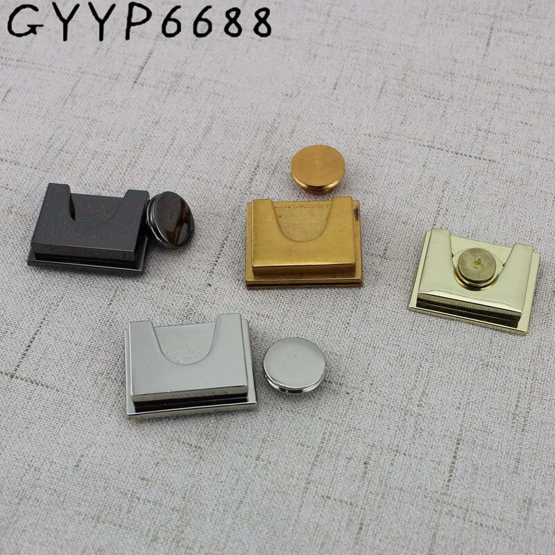 2sets 5colors Square lock metal for handbags factory hardware Bag Parts Accessories