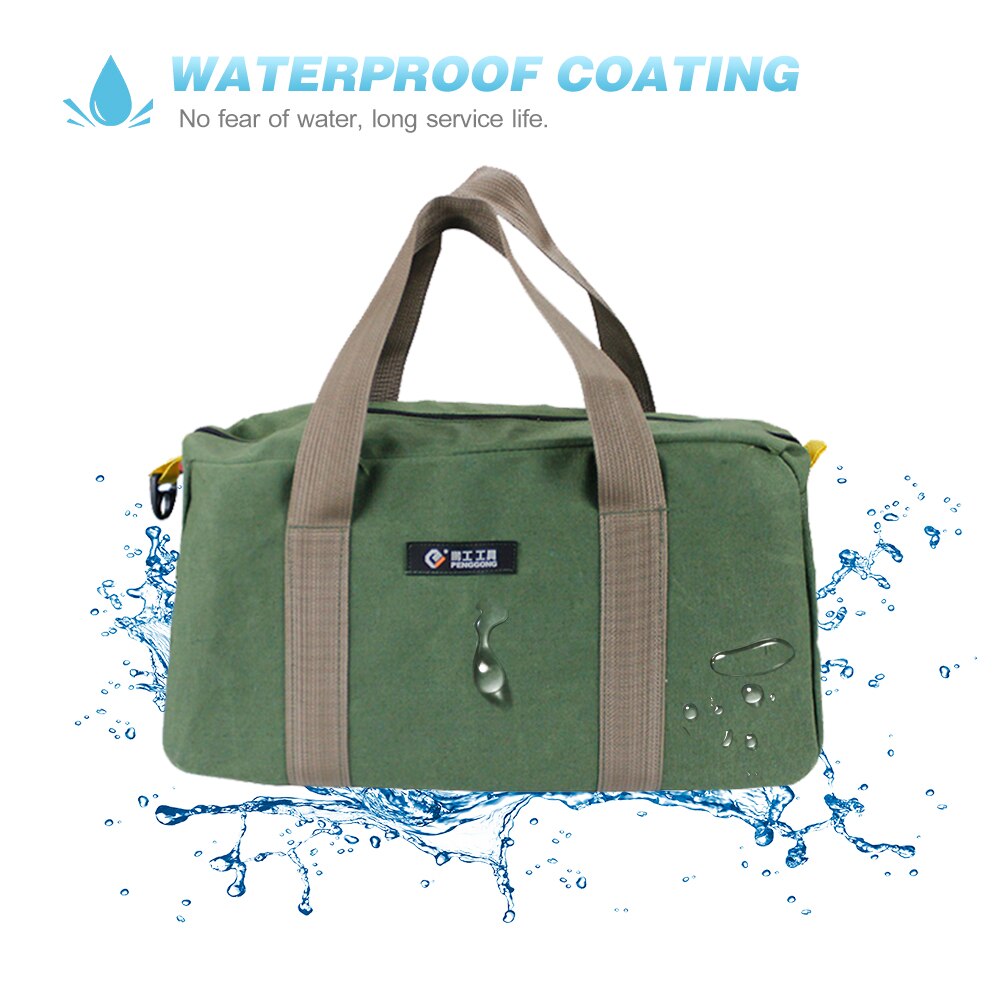 Penggong Grote Verdikte Slijtvaste Onderhoud Tool Opbergtas Multifunctionele Draagbare Tool Tas Grote Capaciteit Canvas Tas