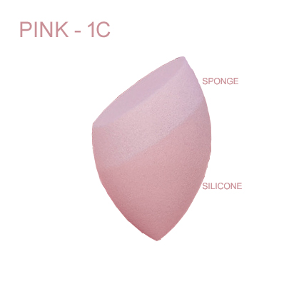 Silicone Infused Super Beauty Makeup Sponge - Save Makeup Ditch Germs Extra-Soft Makeup Sponge Blender: PNK-1C